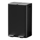 Cefito 60L Dual Compartment Pedal Bins: Carbon Steel, Soft Close, Stainless Pedal, Anti-Rust, Easy Clean Black Design