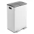 Cefito 60L Dual Compartment Pedal Bin White, Carbon Steel Rubbish & Recycling Dustbin, Soft Close, Waterproof