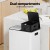 Cefito 60L Dual Compartment Pedal Bin White, Carbon Steel Rubbish & Recycling Dustbin, Soft Close, Waterproof