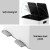 Cefito 60L Dual Compartment Pedal Bin White, Carbon Steel Rubbish & Recycling Dustbin, Soft Close, Waterproof