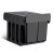 Cefito 30L Pull Out Double Basket Bin - Black, 2x15L Capacity, ABS & Polypropylene, Easy Install, Space-Saving Design