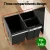 Cefito Pull Out Triple Slide Kitchen Bin 31L, 3 Compartments, Black, Steel Frame, Odour Lid, Easy Install