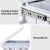Cefito Pull Out Triple Slide Kitchen Bin 31L White – 3 Compartment Waste & Recycling, Steel Frame, Odour Lid, 48x34x35cm