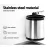 Cefito Pull Out Swing Out Bin, Stainless Steel, 12L, Auto Open Lid, Space-Saving, Easy Clean, Rust & Stain Resistant