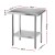 Cefito Stainless Steel Kitchen Bench Work Table 610x760mm, 430 Food-Grade, Adjustable Undershelf, 160kg Load