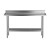 Cefito Stainless Steel Kitchen Bench with Splashback 1500x600mm 430 Food Grade Adjustable Undershelf