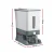 5-Star Chef 12KG Cereal Dispenser Rice Container, Food Grade Plastic, One-Press Output, Moisture-Proof, White/Grey