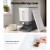 5-Star Chef 12KG Cereal Dispenser Rice Container, Food Grade Plastic, One-Press Output, Moisture-Proof, White/Grey