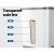 5-Star Chef 12KG Cereal Dispenser Rice Container, Food Grade Plastic, One-Press Output, Moisture-Proof, White/Grey
