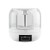 5-Star Chef Cereal Dispenser 7kg Grain Container, 6 Compartments, Food-Grade Plastic, 360° Rotatable, White