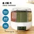 5-Star Chef Cereal Dispenser 7kg Grain Container, 6 Compartments, Food-Grade Plastic, 360° Rotatable, White