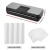 Unbranded Devanti Food Vacuum Sealer Machine 80kpa 30cm Auto Seal Cutter Stainless Steel with 4 Rolls Bags 10pcs