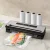 Devanti Stainless Steel Food Vacuum Sealer, 110W, Smart Touch, Built-in Cutter, 4 Rolls, Bags & Tube, 1-Year Warranty