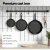 5-Star Chef Cast Iron Non-Stick Frying Pan Set 3PCS, 16/20/26cm, PFOA-Free, Double Pour Spouts, All Stov