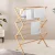 Artiss Bamboo Clothes Airer: Eco-Friendly Foldable Rack with 11 Bars, Smooth Varnish Finish, 74x36x107cm, Easy Assembly