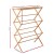 Artiss Bamboo Clothes Airer: Eco-Friendly Foldable Rack with 11 Bars, Smooth Varnish Finish, 74x36x107cm, Easy Assembly