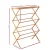 Artiss Bamboo Clothes Airer: Eco-Friendly Foldable Rack with 11 Bars, Smooth Varnish Finish, 74x36x107cm, Easy Assembly