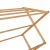 Artiss Bamboo Clothes Airer: Eco-Friendly Foldable Rack with 11 Bars, Smooth Varnish Finish, 74x36x107cm, Easy Assembly