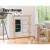 Artiss Bamboo Clothes Airer: Eco-Friendly Foldable Rack with 11 Bars, Smooth Varnish Finish, 74x36x107cm, Easy Assembly