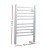 Devanti Electric Heated Towel Rail Rack, 10-Bar Freestanding/Wall-Mount, Rapid Heat, Aluminium, 53x35x97.5cm, 150W