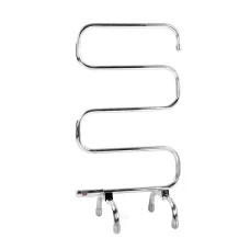 Devanti Electric Heated Towel Rail 5 Bars Freestanding Stainless Steel Clothes Dryer Warmer with Waterproof Switch