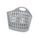 Artiss Large Foldable Laundry Basket Hamper, 49x36x39cm Grey Plastic, Ventilated, Lightweight, Easy Carry Handle
