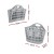 Artiss Large Foldable Laundry Basket Hamper, 49x36x39cm Grey Plastic, Ventilated, Lightweight, Easy Carry Handle
