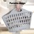 Artiss Large Foldable Laundry Basket Hamper, 49x36x39cm Grey Plastic, Ventilated, Lightweight, Easy Carry Handle