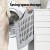 Artiss Large Foldable Laundry Basket Hamper, 49x36x39cm Grey Plastic, Ventilated, Lightweight, Easy Carry Handle
