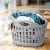 Artiss Large Foldable Laundry Basket Hamper, 49x36x39cm Grey Plastic, Ventilated, Lightweight, Easy Carry Handle