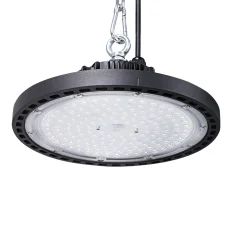 Leier LED High Bay Lights, Aluminium, 100W, 26cm Diameter, Epistar Chips, Industrial Workshop Lighting, 3-Year Warranty