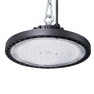 Leier LED High Bay Lights, Aluminium, 100W, 26cm Diameter, Epistar Chips, Industrial Workshop Lighting, 3-Year Warranty