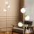 Artiss 3-Light Tree Floor Lamp 165cm with Sphere Glass Shades, Metal Pole, 360-Degree Glow for Modern Living Spaces
