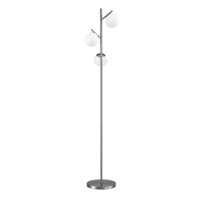 Artiss 3-Light Tree Floor Lamp 165cm - Modern Standing Light with Sphere Glass Shades, Metal Pole & Stable Base Artiss 3-Light Tree Floor Lamp 165cm - Modern Standing Light with Sphere Glass Shades, Metal Pole & Stable Base