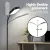 Artiss LED Floor Lamp with Remote Control, Adjustable 4 Colour Temperatures, 174cm Metal Gooseneck, Eye-Caring Lighting