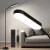 Artiss LED Floor Lamp with Remote Control, Adjustable 4 Colour Temperatures, 174cm Metal Gooseneck, Eye-Caring Lighting