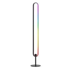 Artiss RGB LED Floor Lamp 118cm Remote Control Corner Light Stand, APP Control, Adjustable Brightness, Aluminium