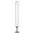 Artiss RGB LED Floor Lamp 118cm Remote Control Corner Light Stand, APP Control, Adjustable Brightness, Aluminium