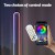 Artiss RGB LED Floor Lamp 118cm Remote Control Corner Light Stand, APP Control, Adjustable Brightness, Aluminium