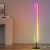 Artiss RGB LED Floor Lamp 118cm Remote Control Corner Light Stand, APP Control, Adjustable Brightness, Aluminium