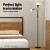Artiss Floor Lamp Mother and Child Black Metal 180cm Adjustable Reading Light for Living Room, Bedroom, Office
