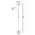Artiss Floor Lamp Mother and Child Silver Metal 180cm Modern Reading Light with Adjustable Arm and Stable Base Artiss Floor Lamp Mother and Child Silver Metal 180cm Modern Reading Light with Adjustable Arm and Stable Base