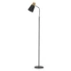 Artiss Floor Lamp LED Light Stand 1.5m Black – Modern Metal Frame, Plastic Shade, Adjustable, Home Office Lighting