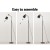 Artiss Floor Lamp LED Light Stand 1.5m Black – Modern Metal Frame, Plastic Shade, Adjustable, Home Office Lighting