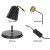 Artiss Floor Lamp LED Light Stand 1.5m Black – Modern Metal Frame, Plastic Shade, Adjustable, Home Office Lighting