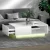 Artiss LED Coffee Table, Particle Board, 95x55x31cm, White, Modern Design, Customizable Lighting, Storage Drawer & Shelf