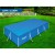 Bestway 58017 Pool Cover - Durable UV-Resistant PE Blanket for 4x2.11m Above Ground Pools with Secure Ropes & Drainage