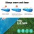 Bestway 4.17m Round Pool Cover - Durable UV-Resistant PE, Solar Heat Retention, Fits Models 56597, 56949, 5612Y