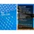 Aquabuddy Pool Cover & Roller Set, Aluminium, 10x4m, Blue, 500 Micron, Solar Blanket, Keeps Pool Clean & Warm