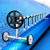 Aquabuddy Pool Cover & Roller Set, Aluminium, 10x4m, Blue, 500 Micron, Solar Blanket, Keeps Pool Clean & Warm